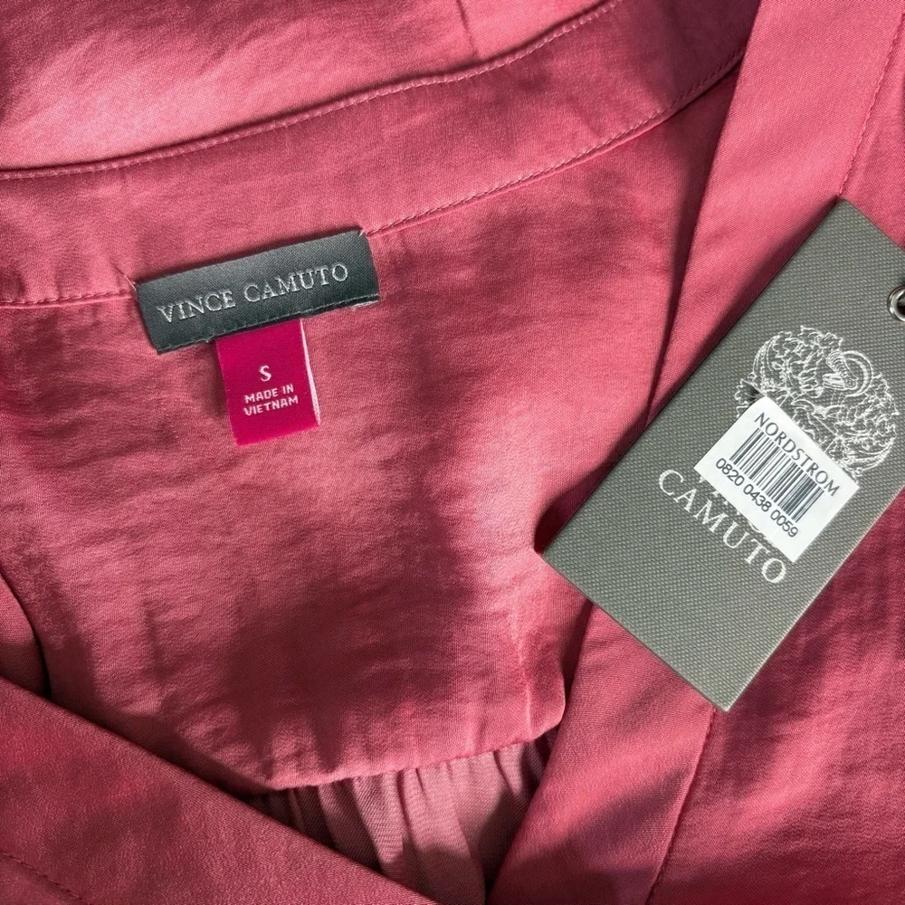Vince Camuto Orange Sleeveless Relaxed Blouse